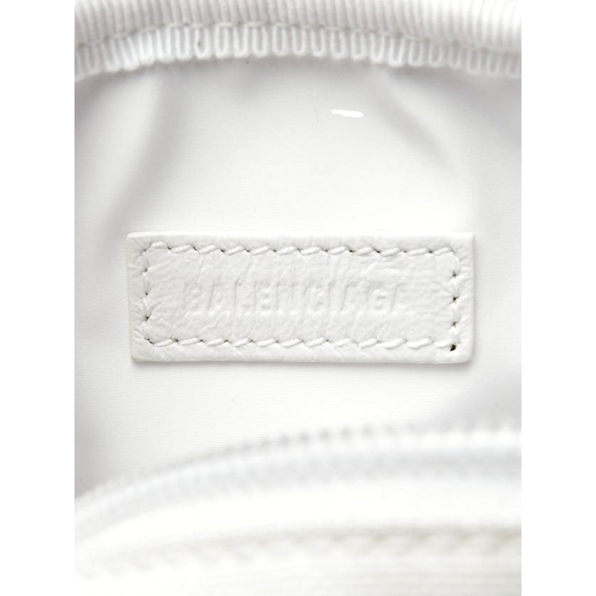 Balenciaga NASA Logo White Nylon Phone Holder Crossbody Bag
