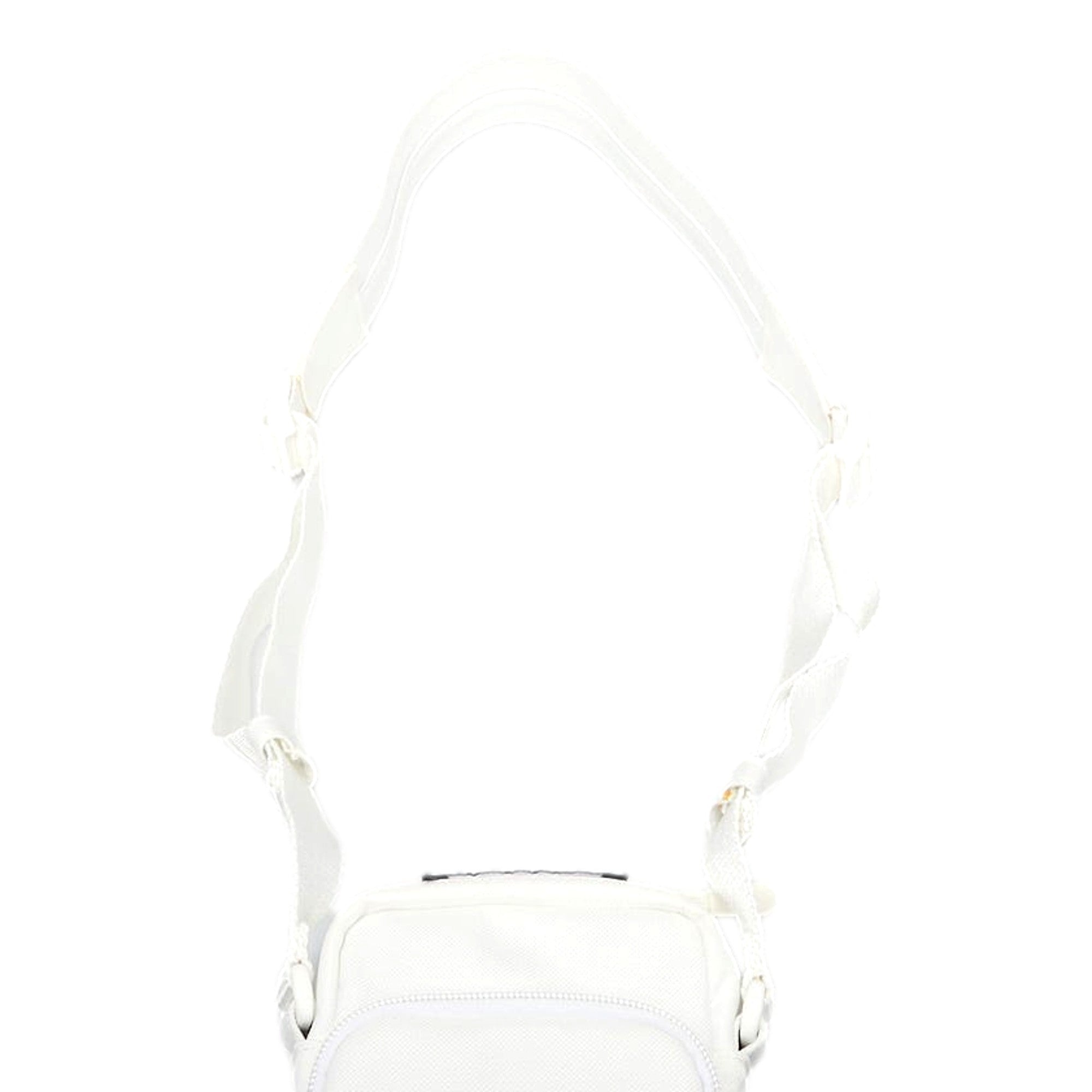 Balenciaga NASA Logo White Nylon Phone Holder Crossbody Bag