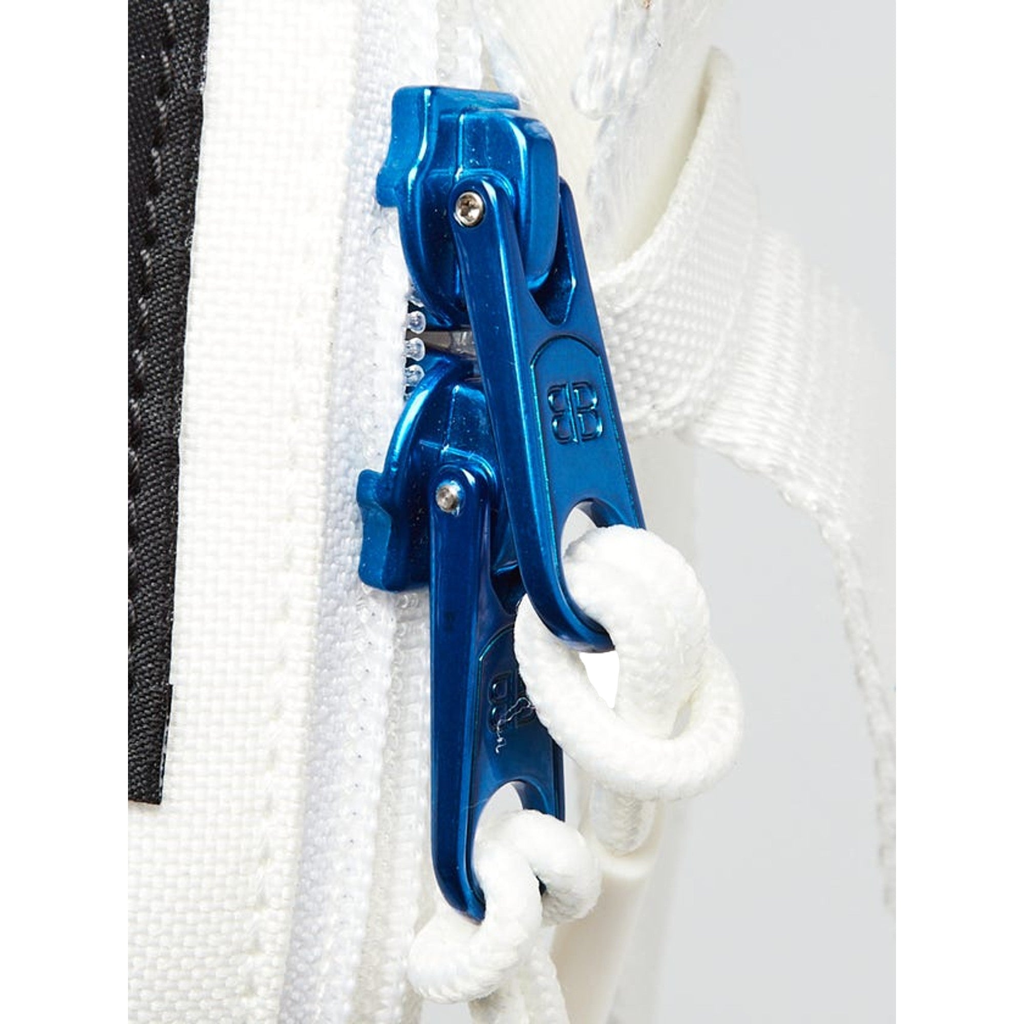 Balenciaga NASA Logo White Nylon Phone Holder Crossbody Bag