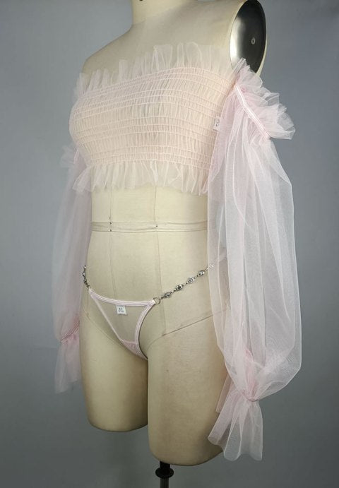 Real Ruffled Flirty Bra Set