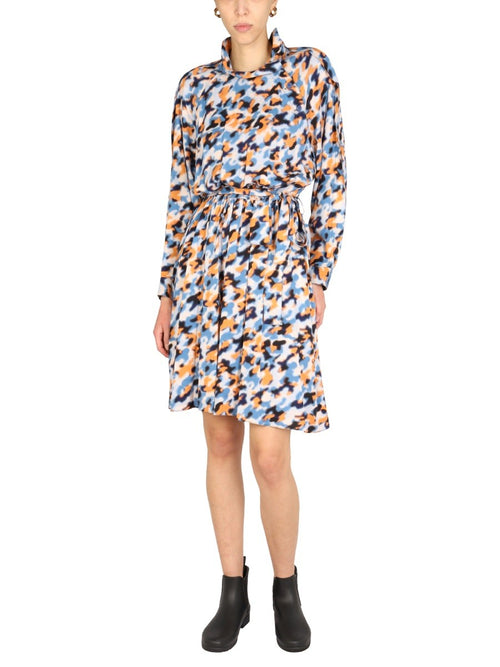 "BLURRED FLOWERS" DRESS