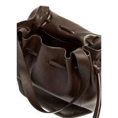 Bottega Veneta Beak Large Shoulder Bag Brown Calfskin Leather Designer Handbag