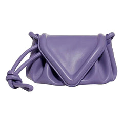 Bottega Veneta Beak Small Lavender Nappa Crossbody Bag