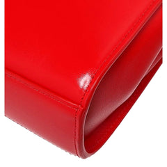 Bottega Veneta The Clip Chili Red Calfskin Leather Shoulder Crossbody Bag