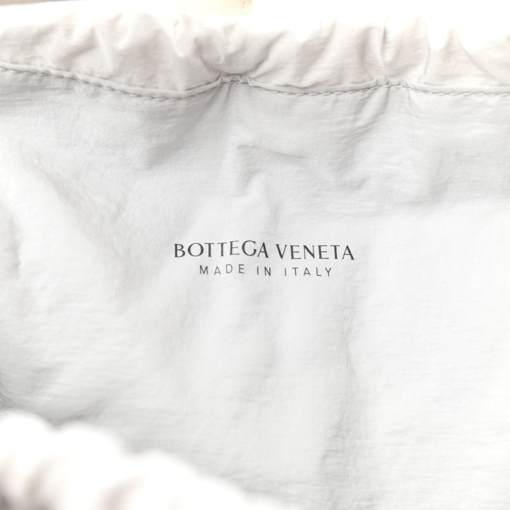 Bottega Veneta The Shell Bag Frost White French Calfskin Shoulder Bag