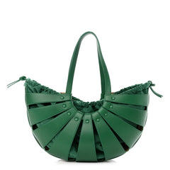 Bottega Veneta The Shell Bag Racing Green French Calfskin Shoulder Bag