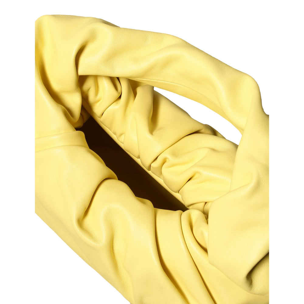 Bottega Veneta Shoulder Pouch Sherbet Yellow Nappa Leather Bag