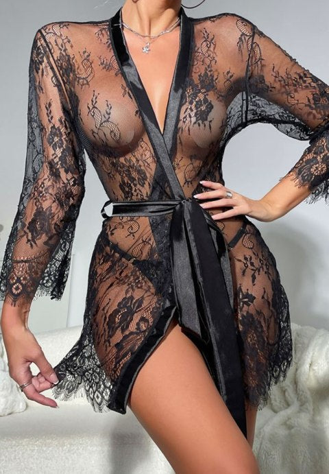 Never Be Yours Lace Robe