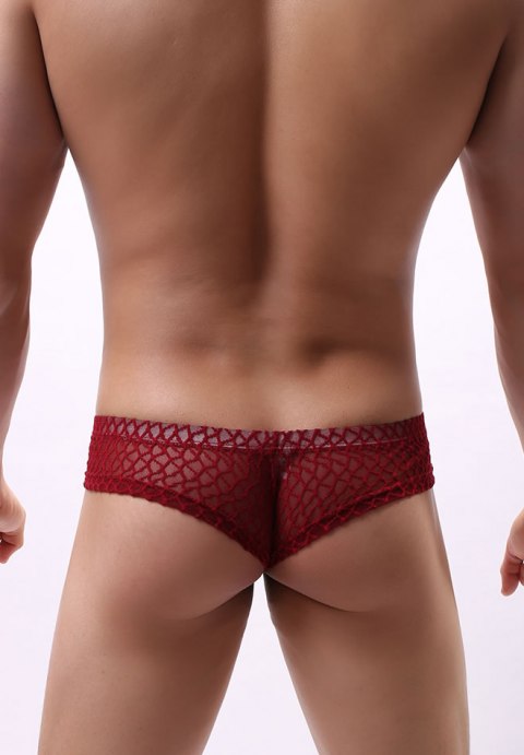 Men's Sexy Lace Low Rise Stretch Underwear Comfort Thongs