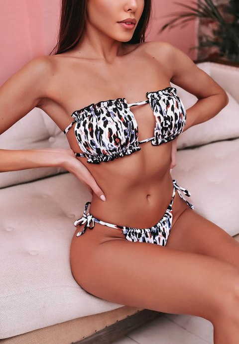 Sexy Ruffled String Bikini Set