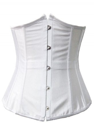 Vintage Satin Boning Underbust Corset Bustier