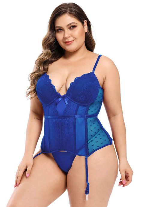 Plus Size My Beloved Bustier Set