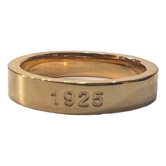 Fendi Master Key Pendant Gold Finish Metal Large Fashion Ring
