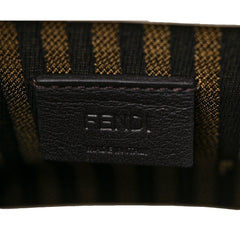 Fendi Mini Sunshine Shopper Tote Crossbody Nude Calfskin Snake Print