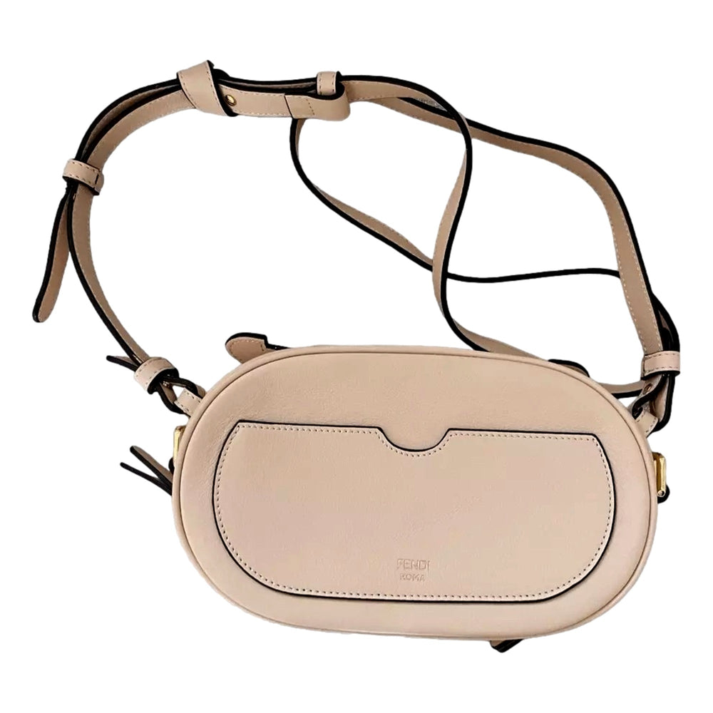 Fendi O’Lock Mini Shoulder Crossbody Bag Light Rose Pink Calfskin