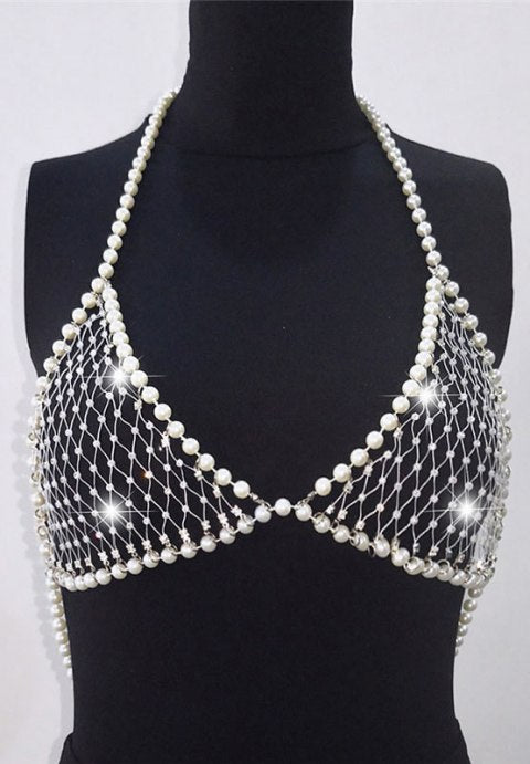 Shimmering Rhinestone Bralette