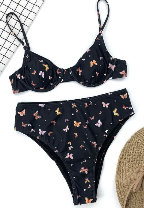 Busy Dreaming Butterfly 2 Piece Bikini
