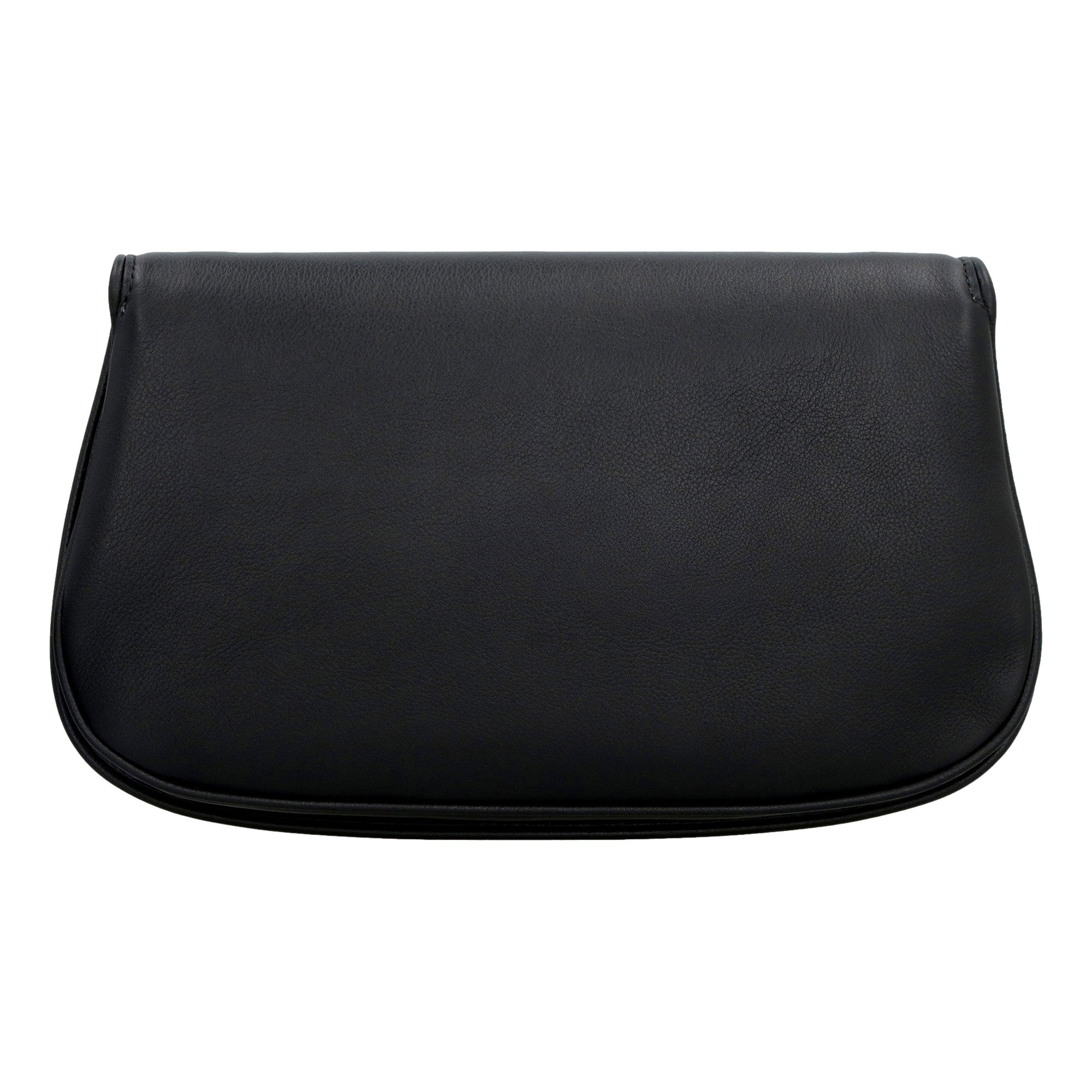 Gucci Blondie Black Leather Shoulder Bag with Gold Hardware
