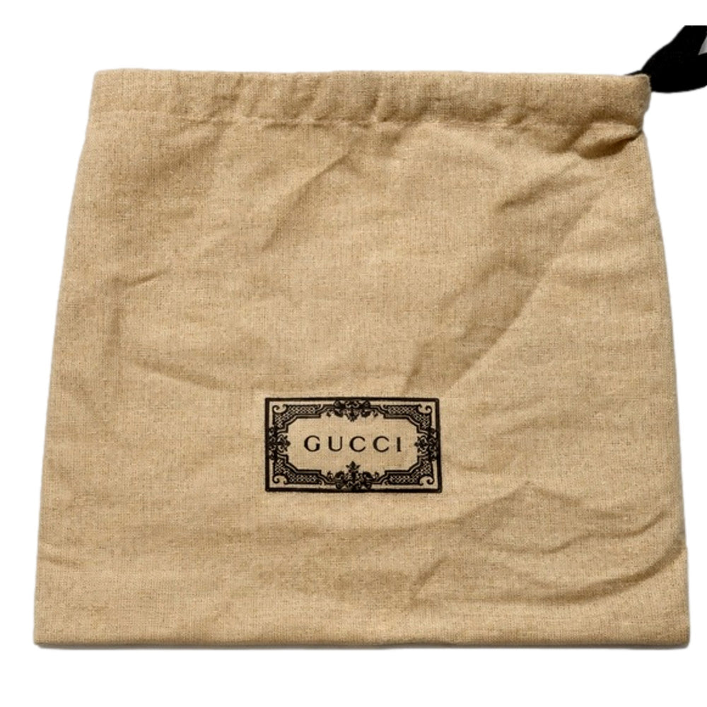 Gucci Ripstop Canvas Jumbo GG Large Clutch Wristlet Gray Black