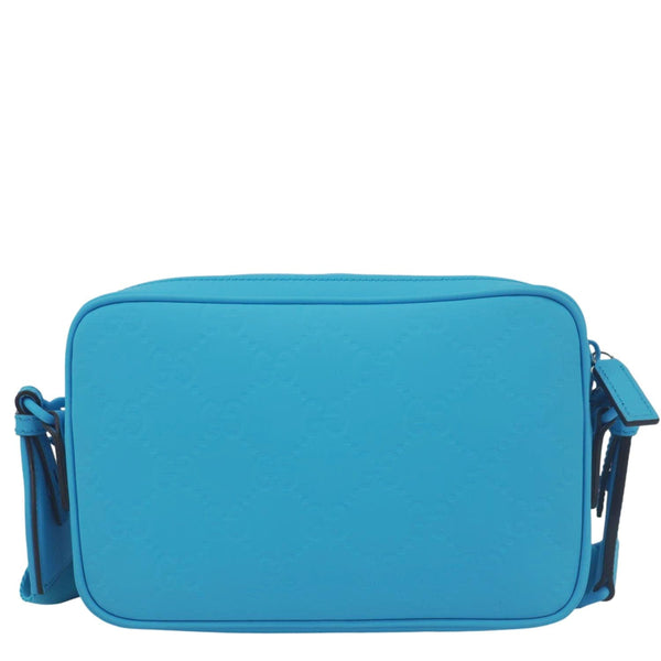 Gucci GG Rubber Effect Crossbody Bag in Blue