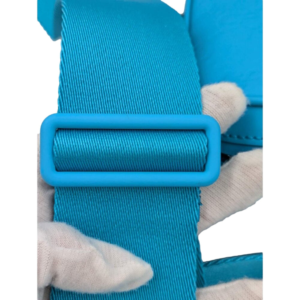 Gucci GG Rubber Effect Crossbody Bag in Blue