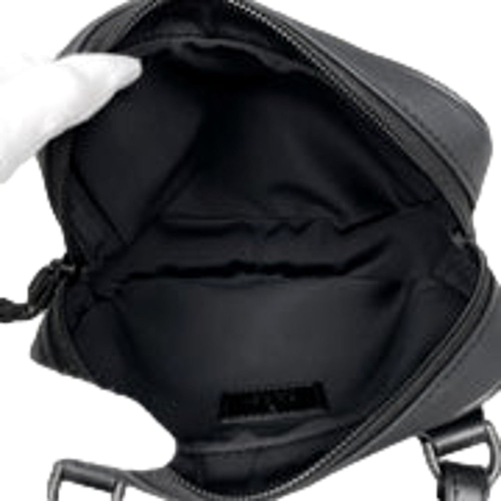 Gucci GG Rubber Effect Black Mini Crossbody Bag