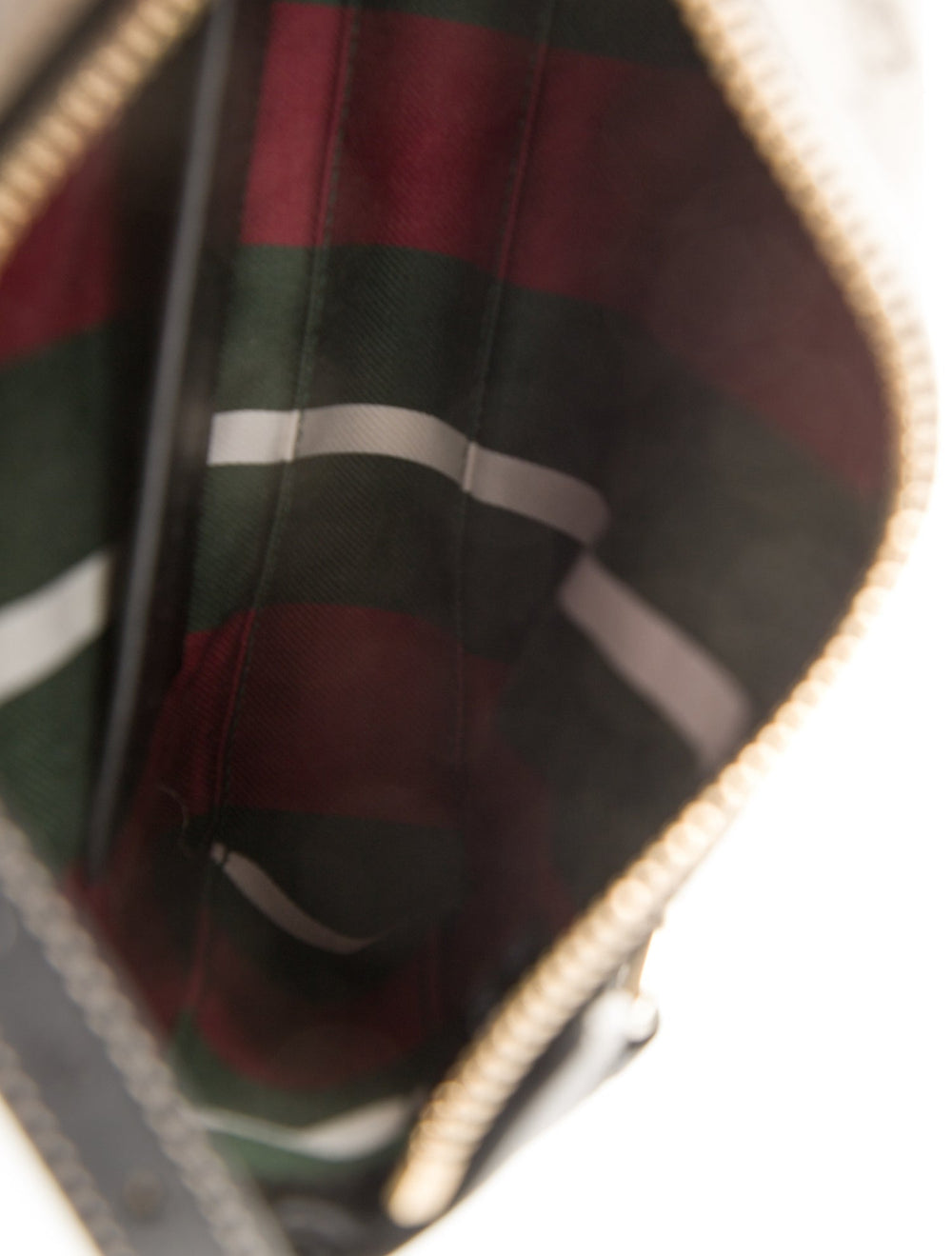 Gucci GG Emblem Supreme Canvas Leather Shoulder Bag Black Beige