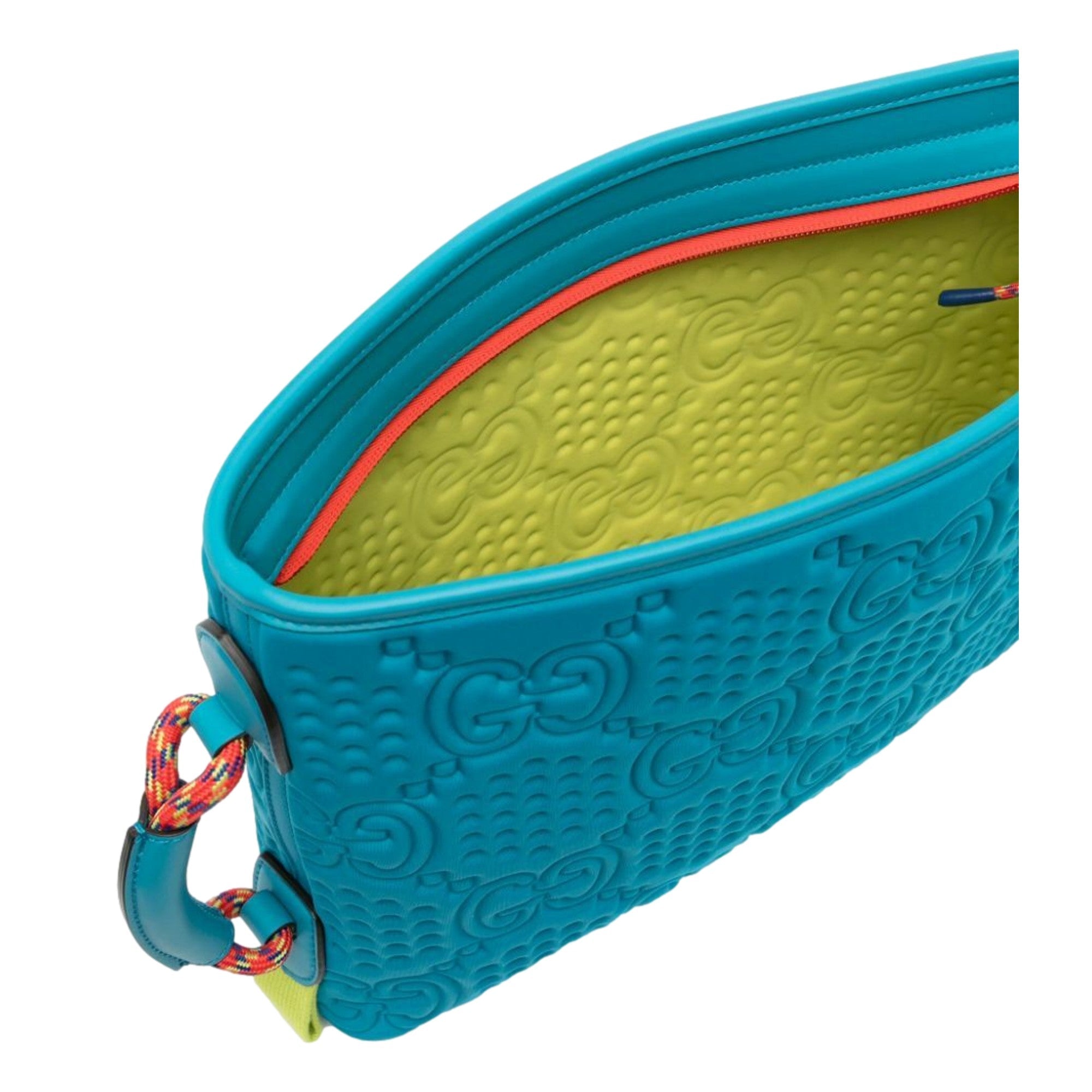 Gucci GG Scuba Pouch Small Clutch Bag Blue