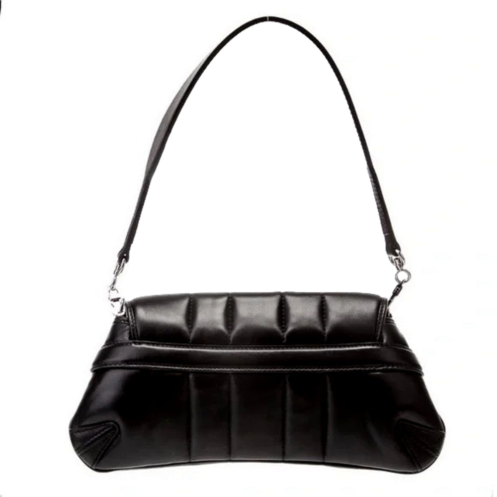 Gucci Horsebit Quilted Leather Small Chain Shoulder Bag Black