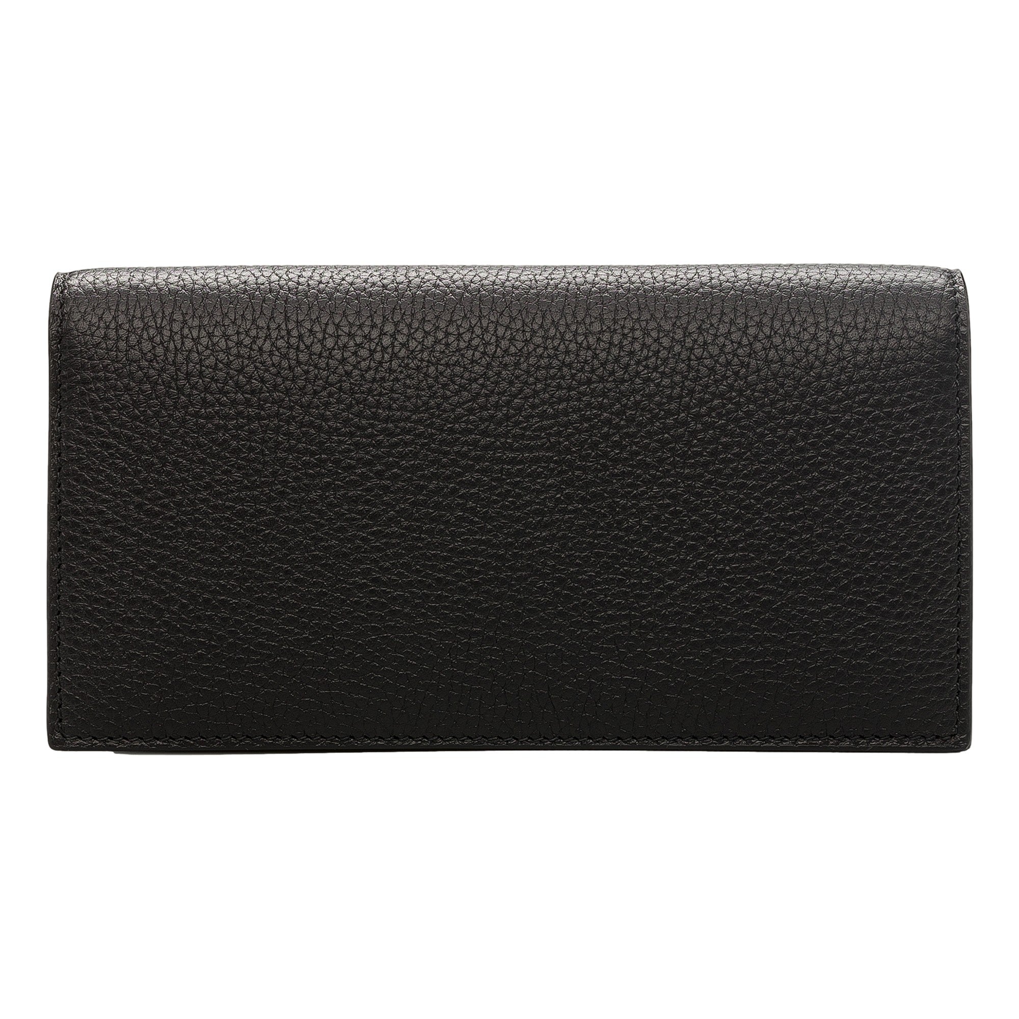 Gucci Interlocking GG Black Python Leather Bow Wallet on Chain Gold Hardware