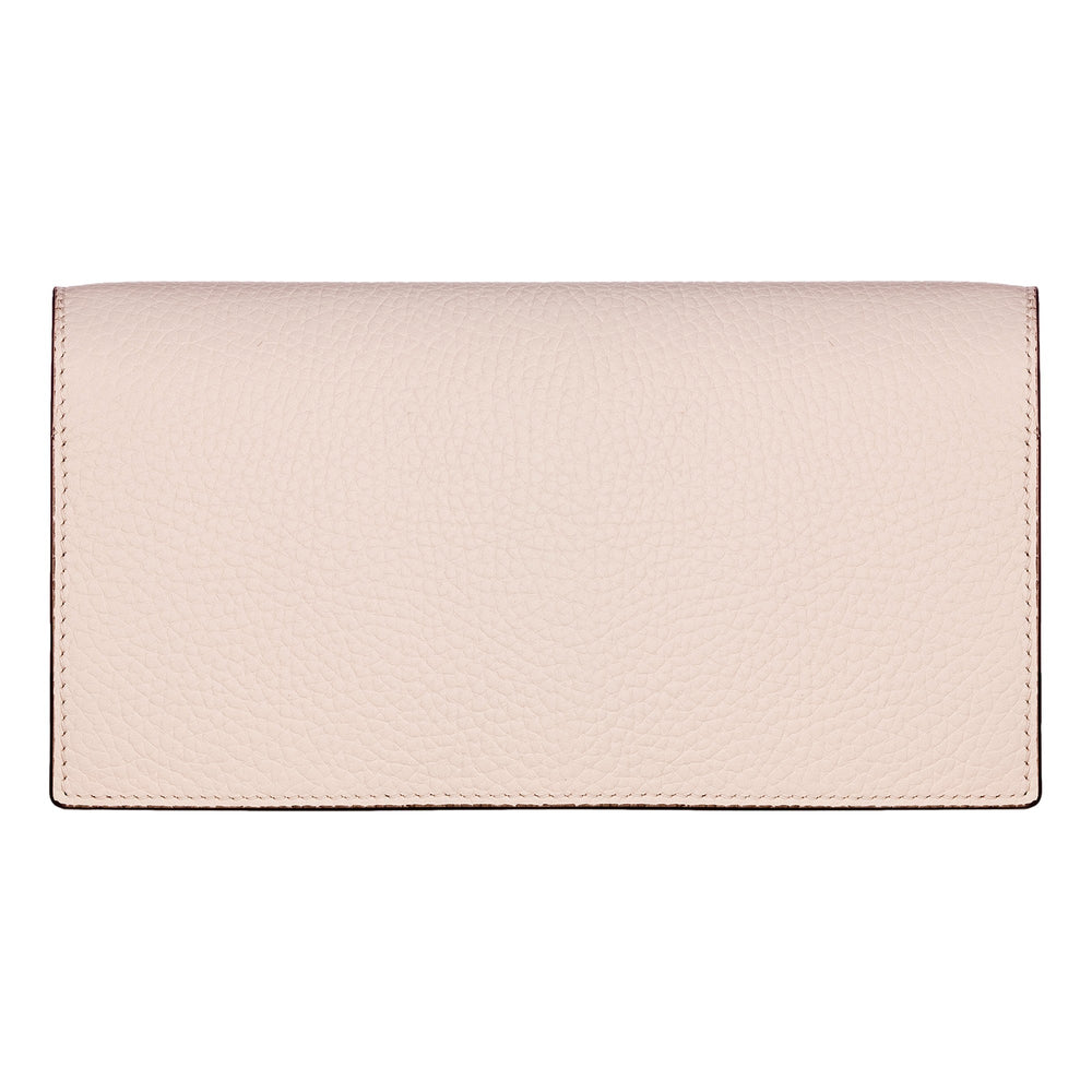 Gucci Interlocking GG Python Leather Bow Wallet on Chain Light Pink Gold Hardware
