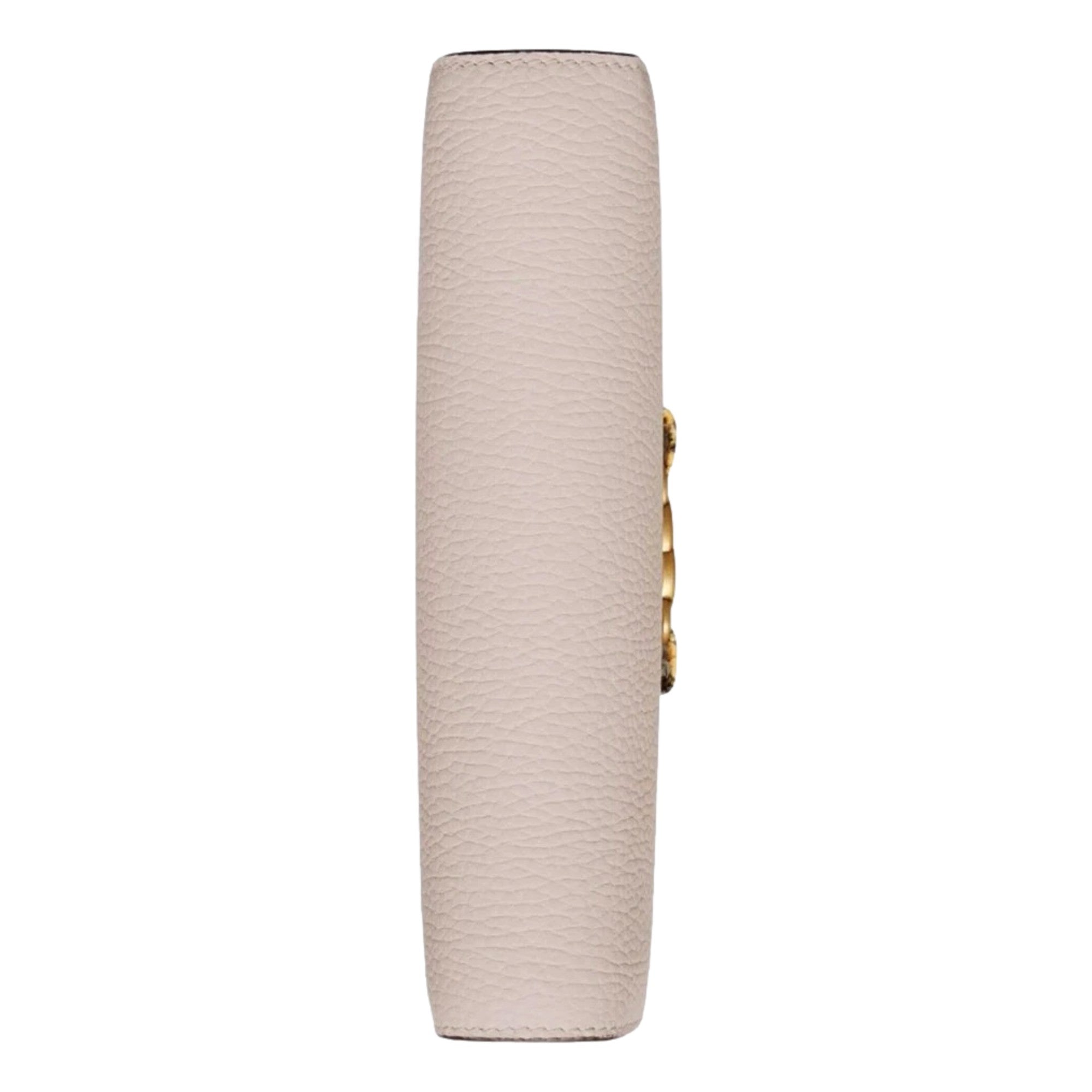 Gucci Interlocking GG Python Leather Bow Wallet on Chain Light Pink Gold Hardware