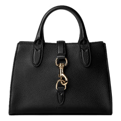 Gucci Jackie Small Tote Calfskin Leather Handbag Satchel Black