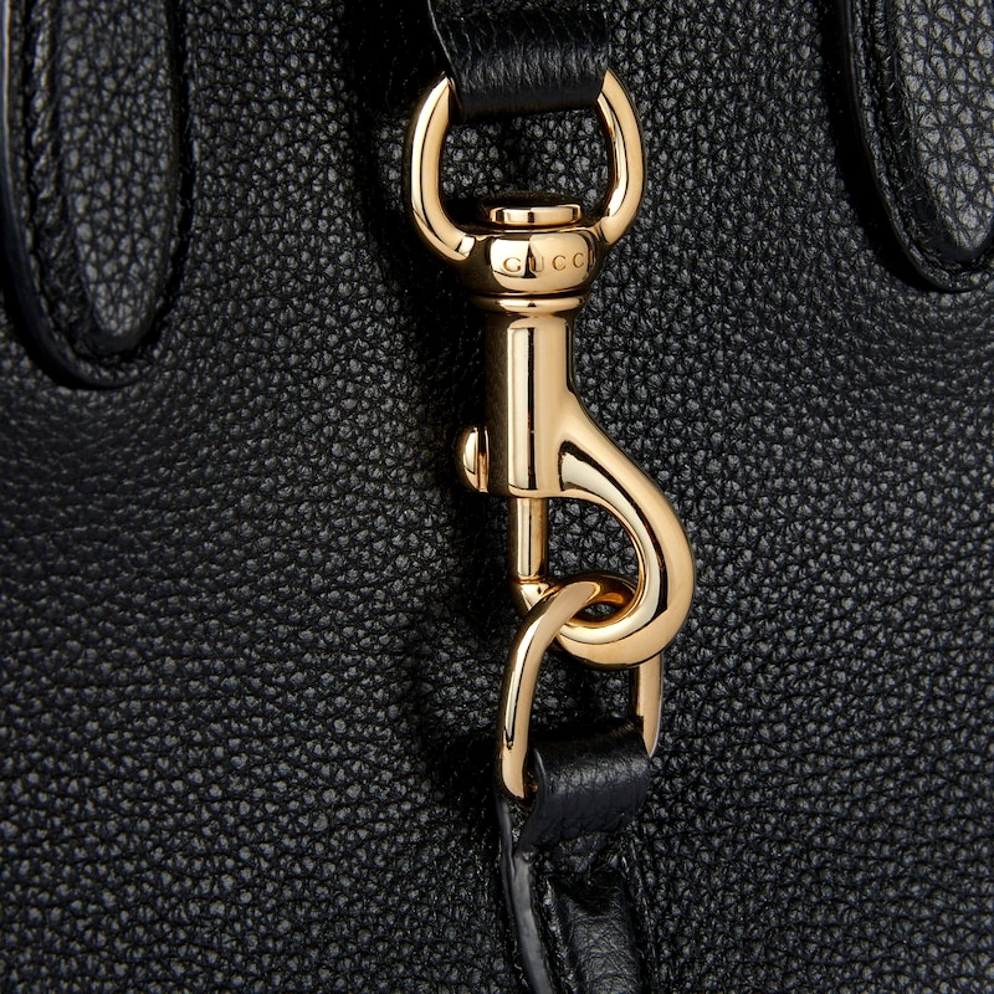 Gucci Jackie Small Tote Calfskin Leather Handbag Satchel Black