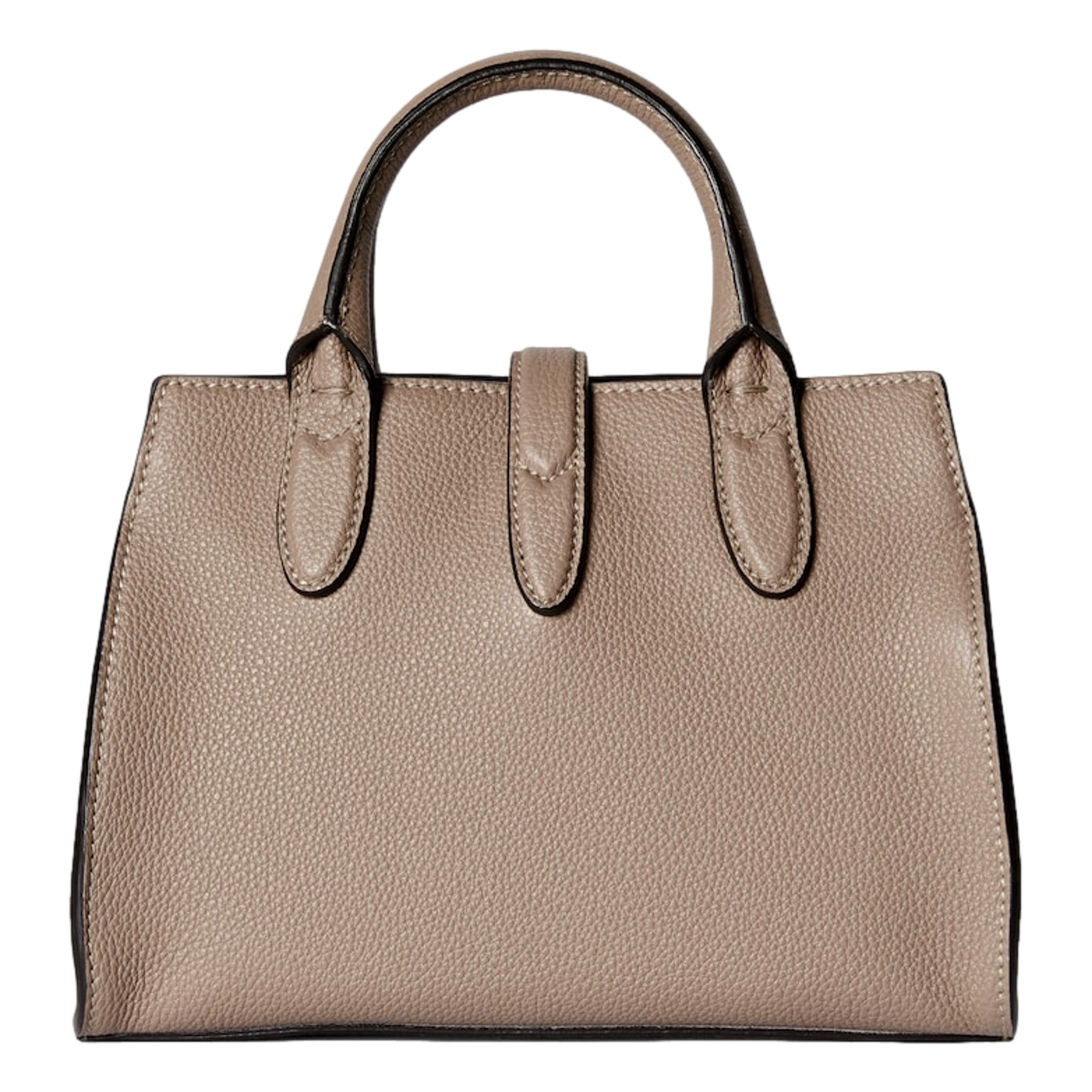 Gucci Jackie Small Calfskin Leather Tote Handbag Satchel Taupe