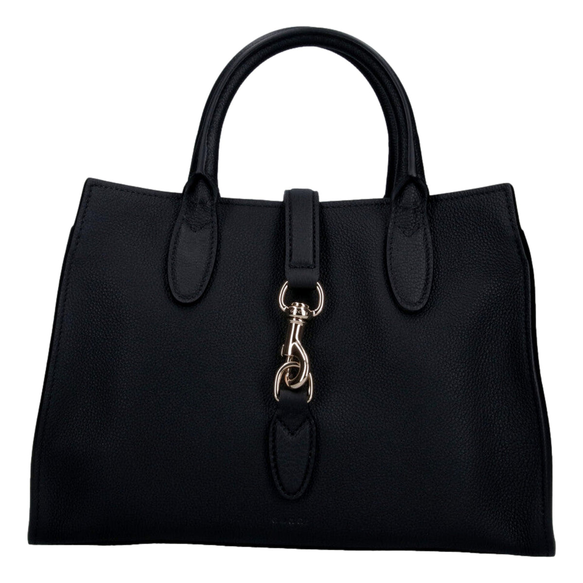 Gucci Jackie Medium Black Calfskin Leather Tote Bag