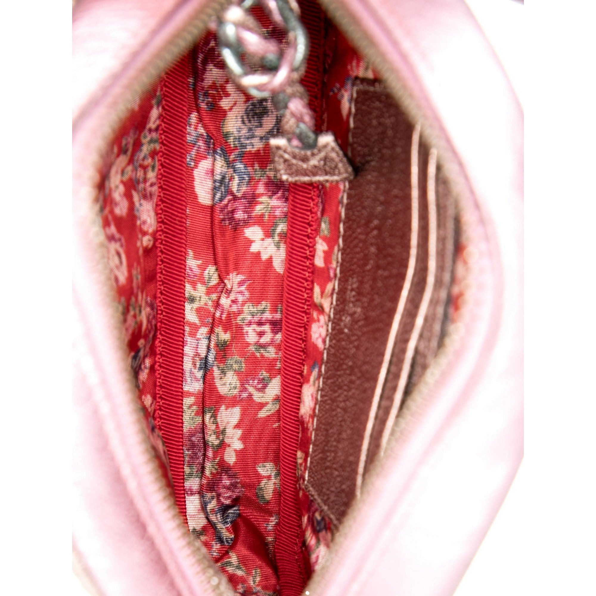 Gucci Mini Zumi Quilted Nappa Trapuntata Metallic Dome Crossbody Bag Pink and Blue