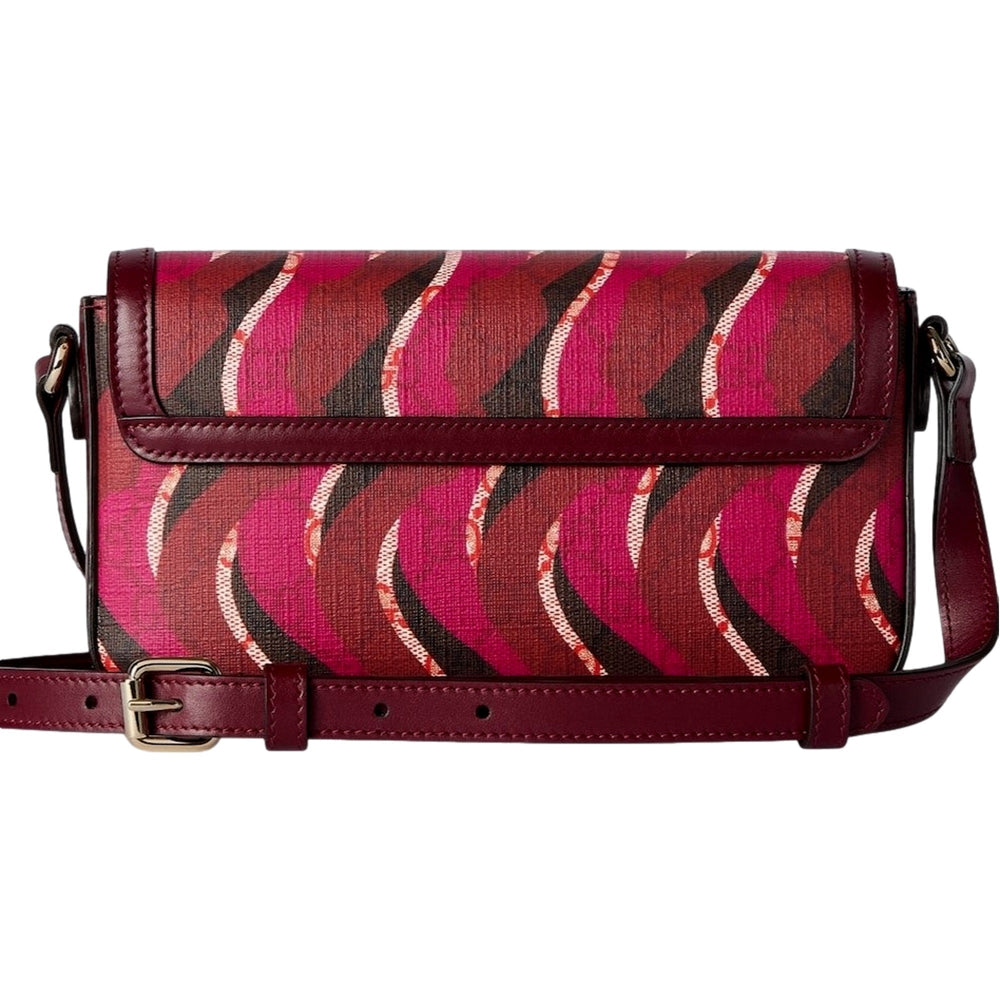 Gucci Printed Red Snake Mini Supreme Crossbody Bag