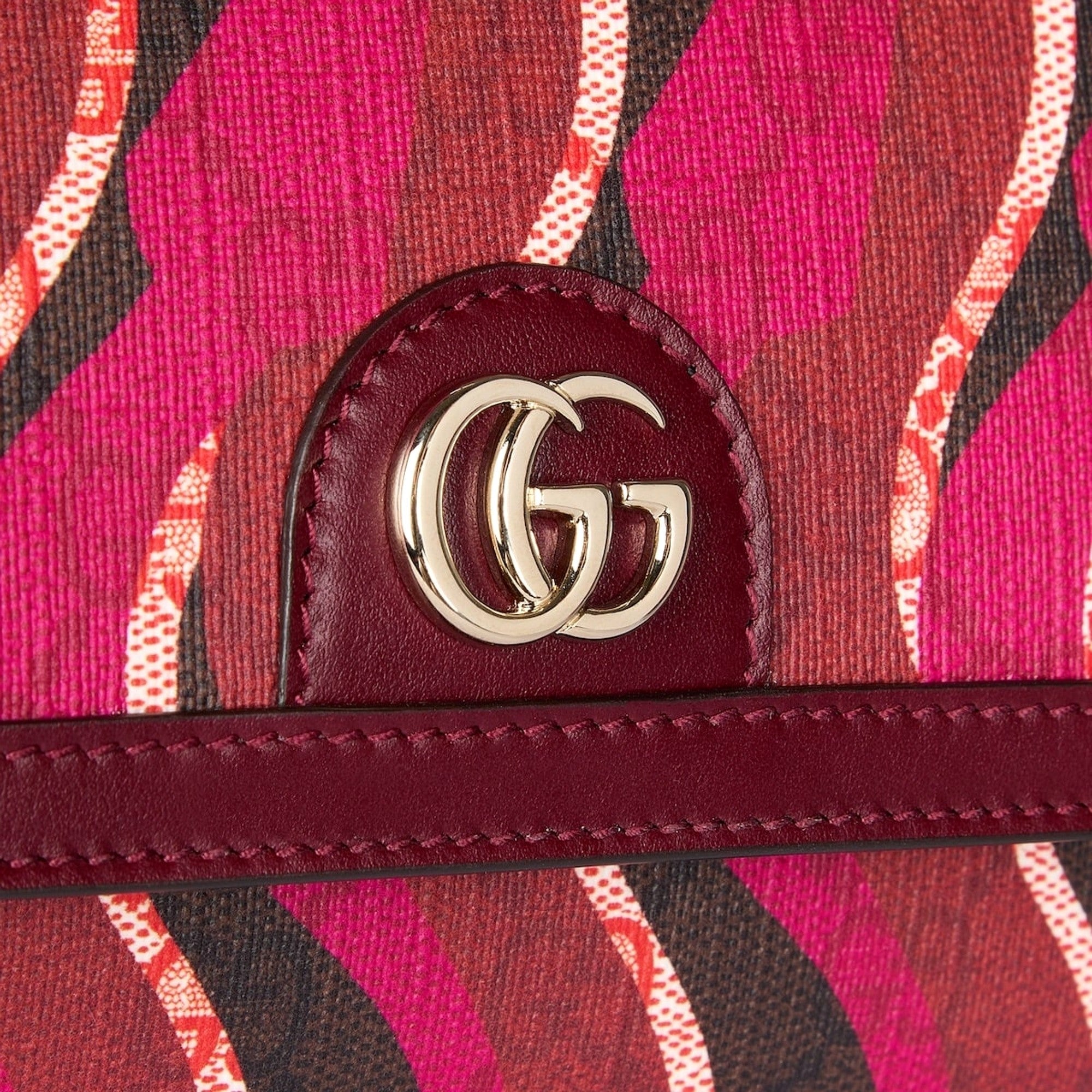 Gucci Printed Red Snake Mini Supreme Crossbody Bag