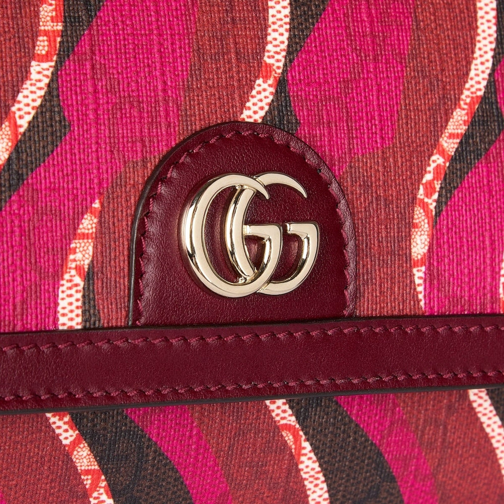 Gucci Printed Red Snake Mini Supreme Crossbody Bag