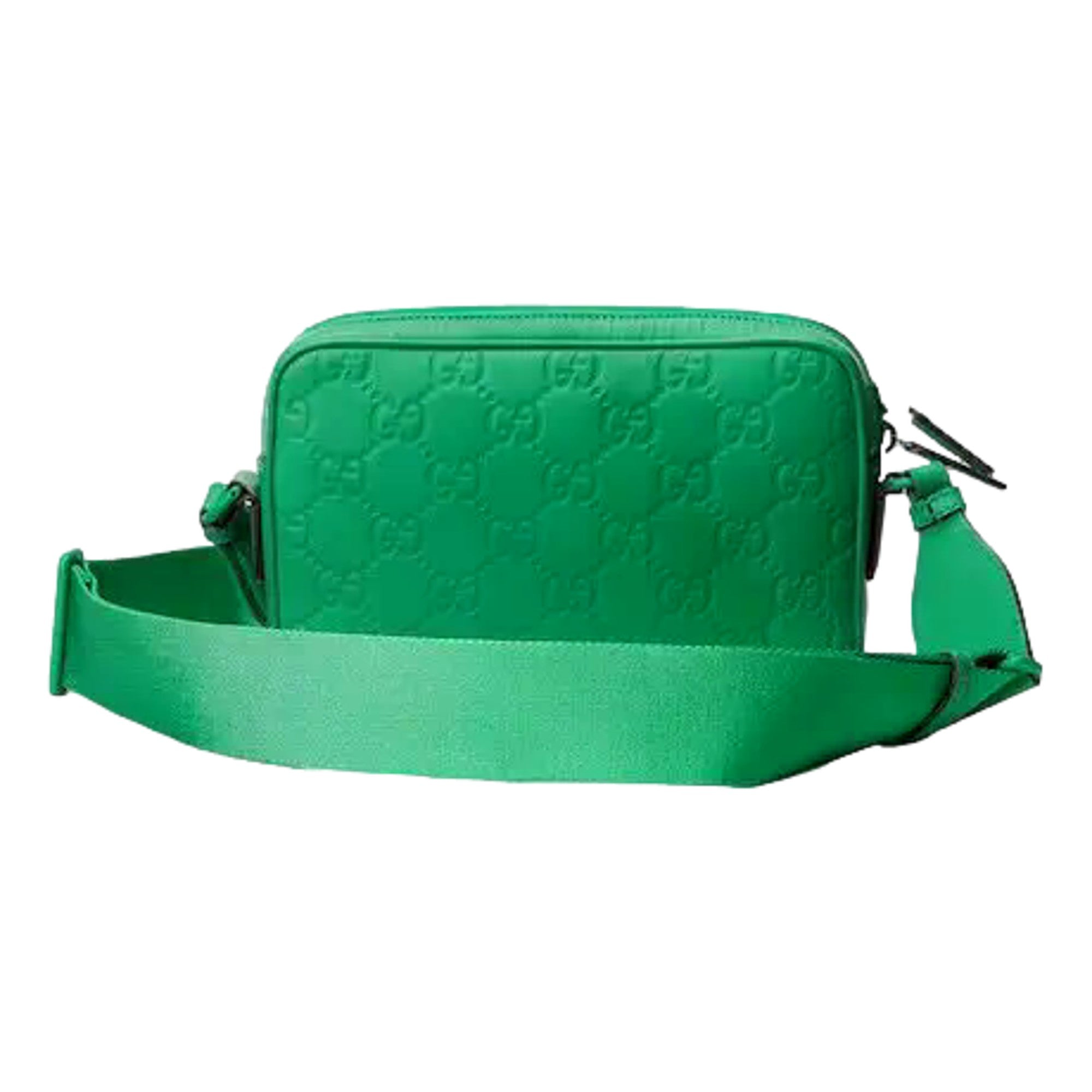 Gucci GG Rubber Effect Crossbody Bag in Green