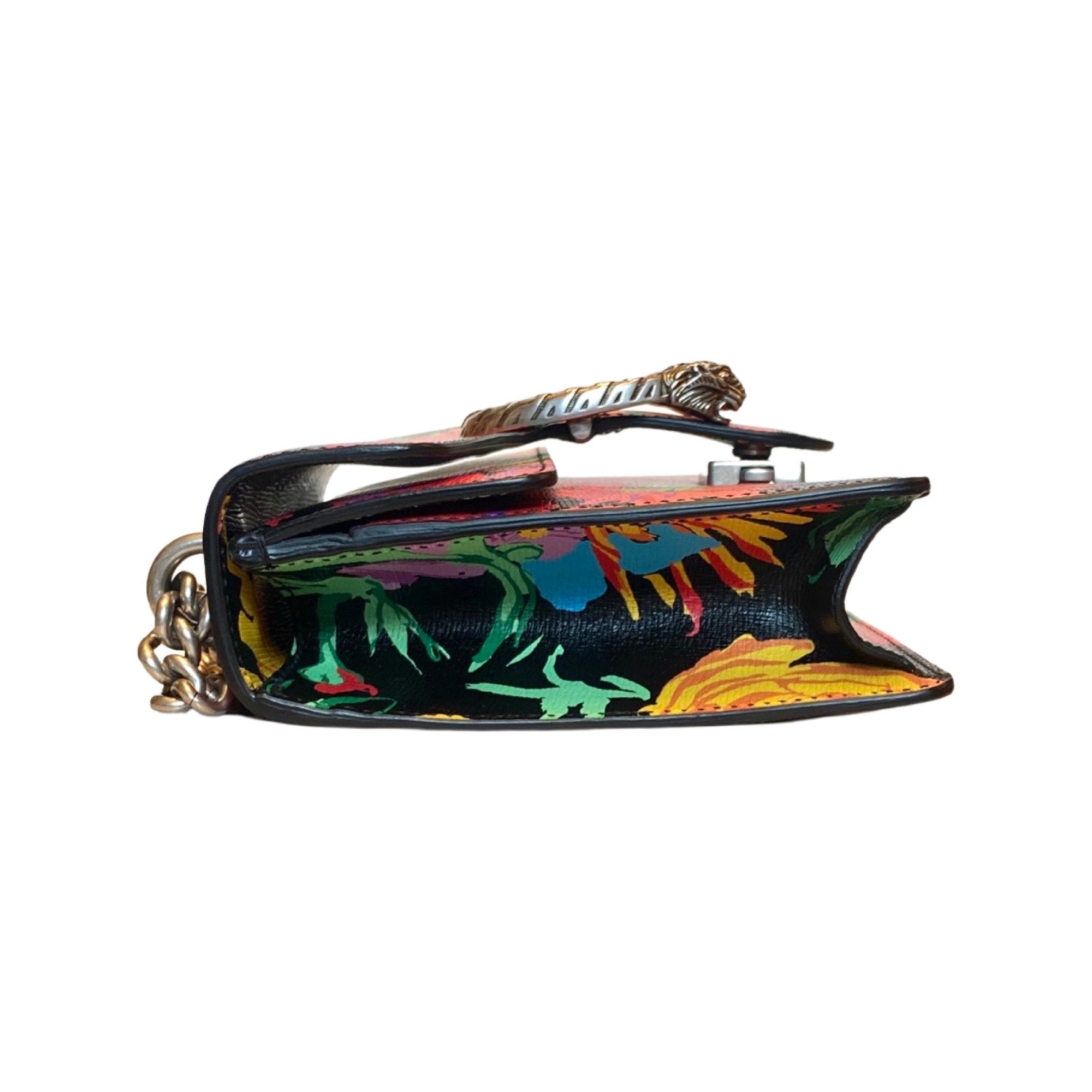 Gucci x Ken Scott Dionysus Small Shoulder Bag Floral Print Leather