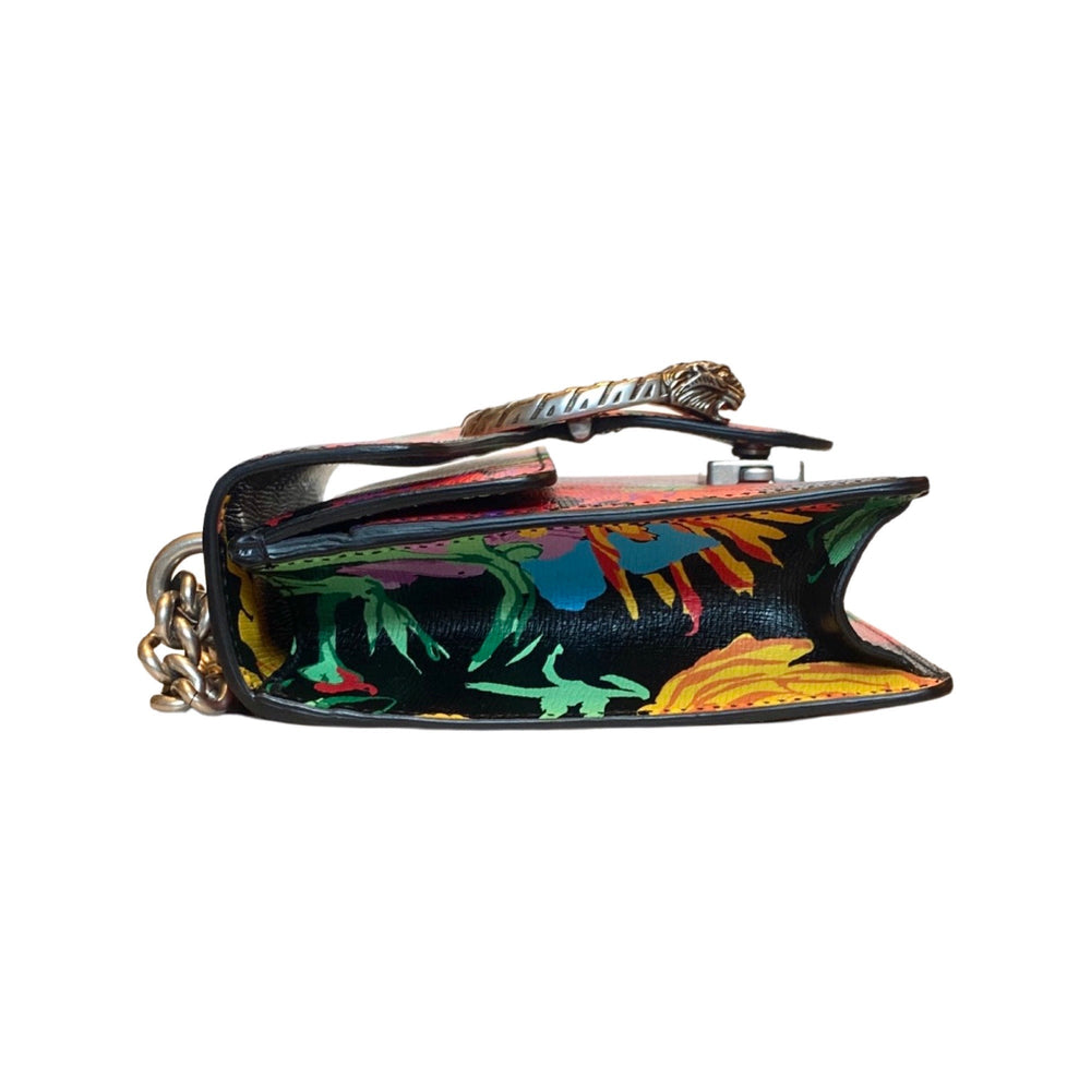 Gucci x Ken Scott Dionysus Small Shoulder Bag Floral Print Leather
