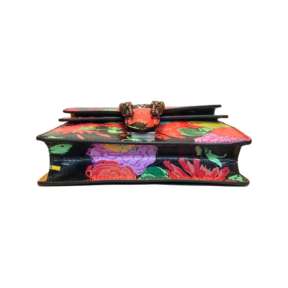 Gucci x Ken Scott Dionysus Small Shoulder Bag Floral Print Leather