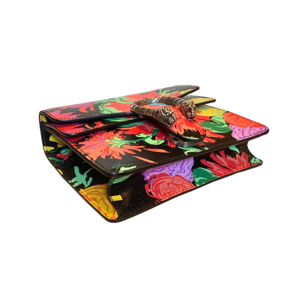 Gucci x Ken Scott Dionysus Small Shoulder Bag Floral Print Leather