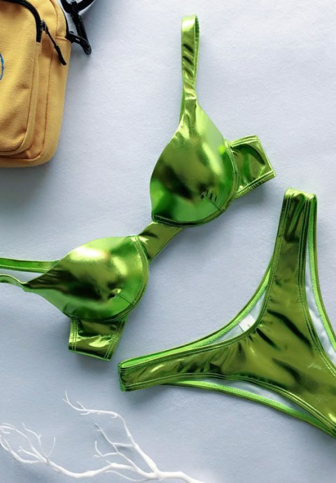 Glistening Goddess Metallic 2 Piece Bikini
