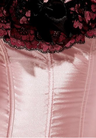 Sensual Satin Corset with Luxury Trims
