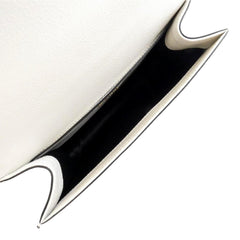 Miu Miu Madras White Leather Crossbody Bag