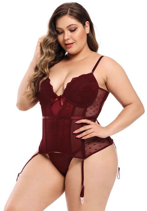 Plus Size My Beloved Bustier Set
