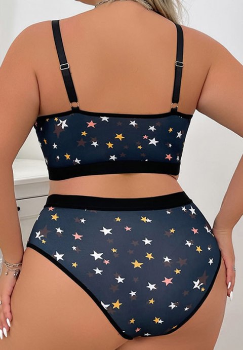 Starry Night Plus Size Bra & Panties